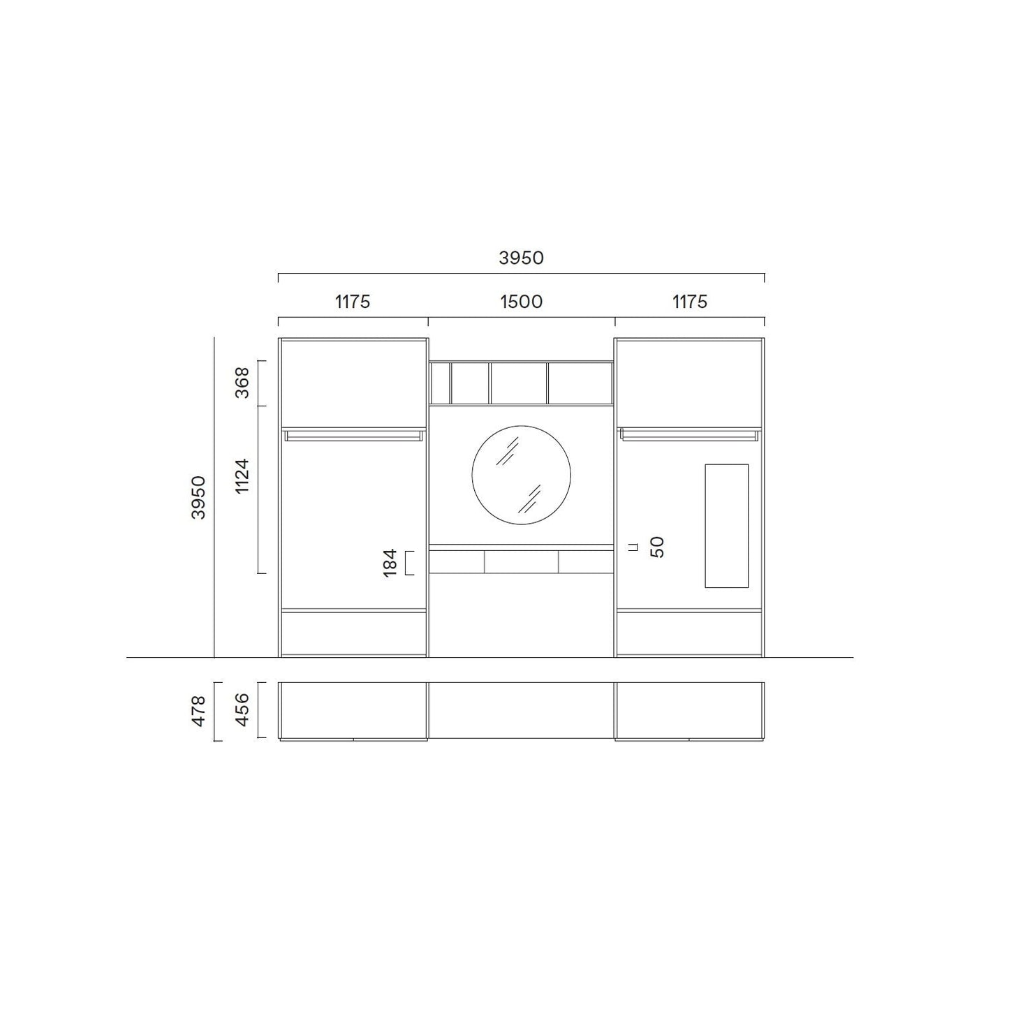 Modern Entryway Unit