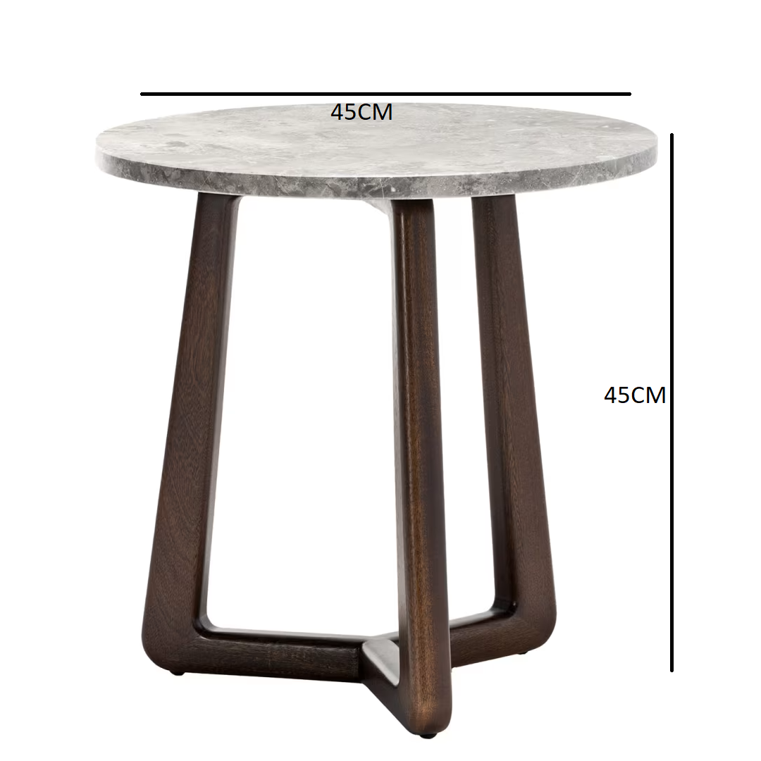 Sunset small sahara grey side table