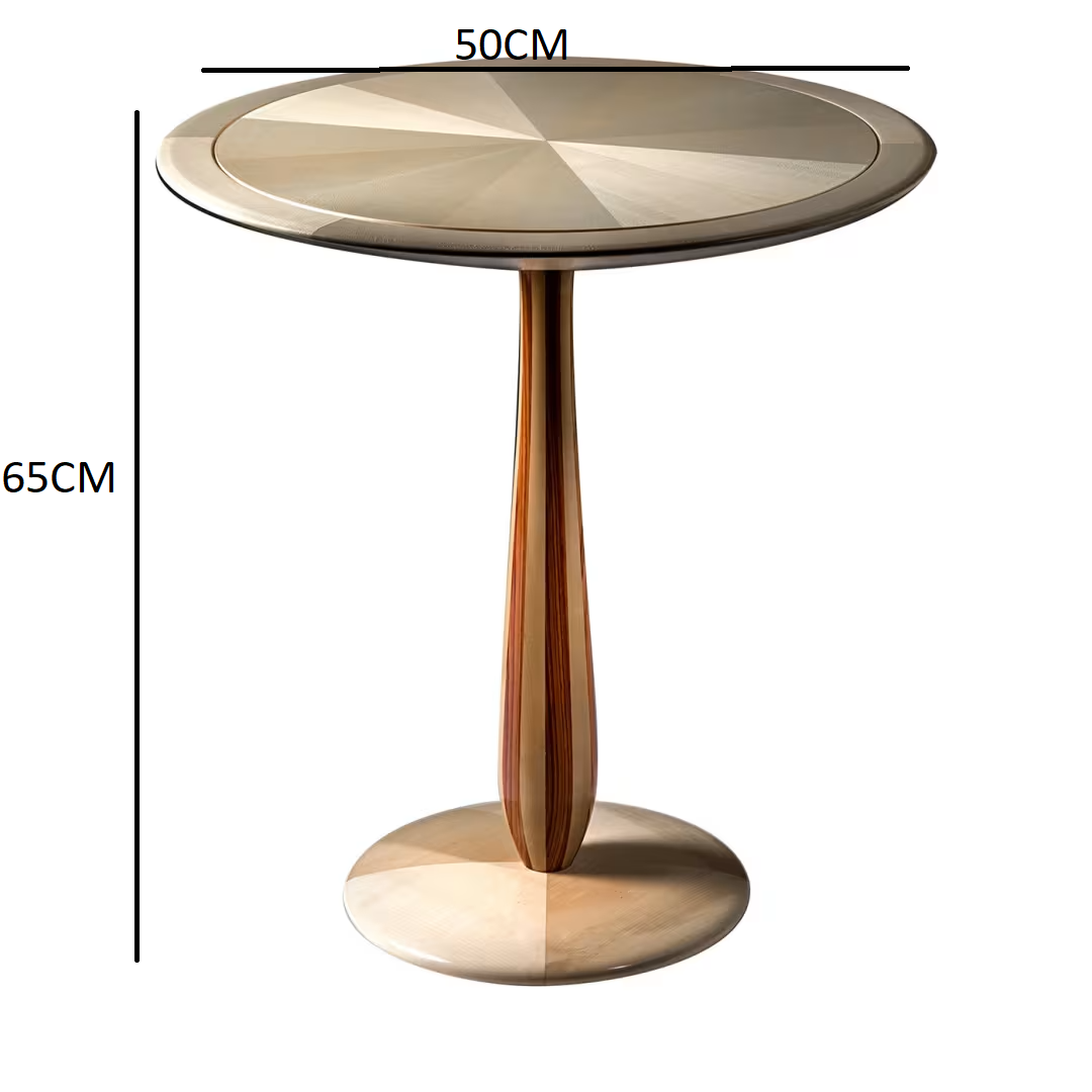 Cerchio maple side table