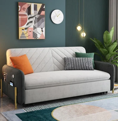 Astonishing Multi-Functional Cozy Fabric Sofa Bed