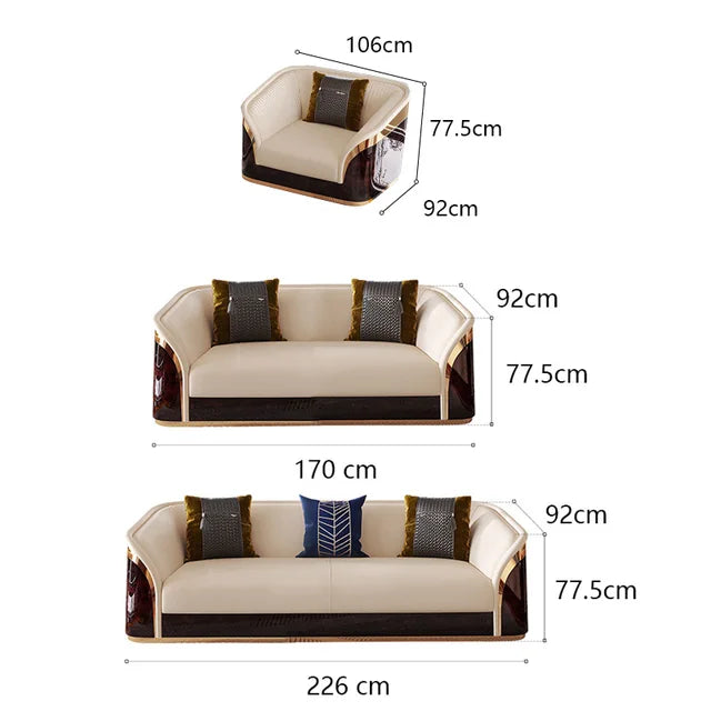 Norano Luxury Sofa Set