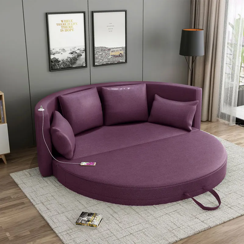 Resplendent Design Enduring Leather Sofa Bed