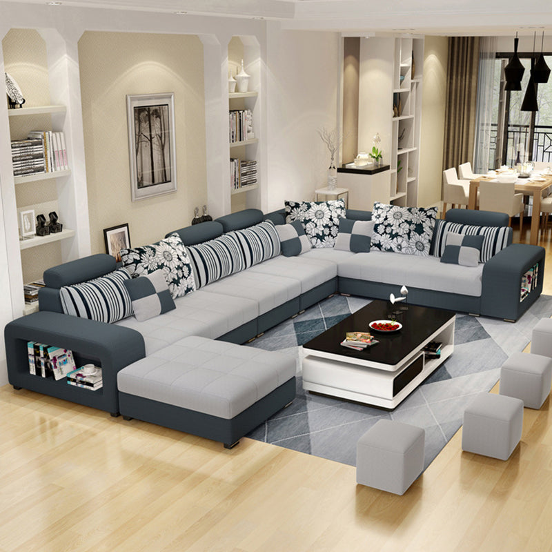 Curved U-Shape Sofa