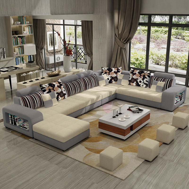 Curved U-Shape Sofa