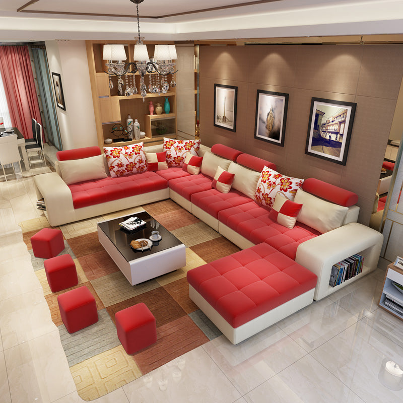 Curved U-Shape Sofa