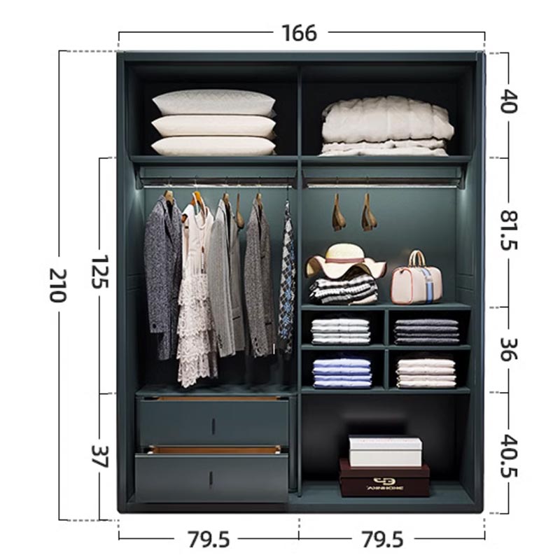 Glass wardrobe