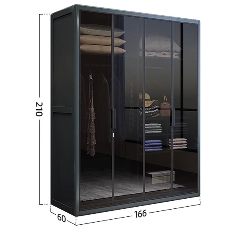 Glass wardrobe