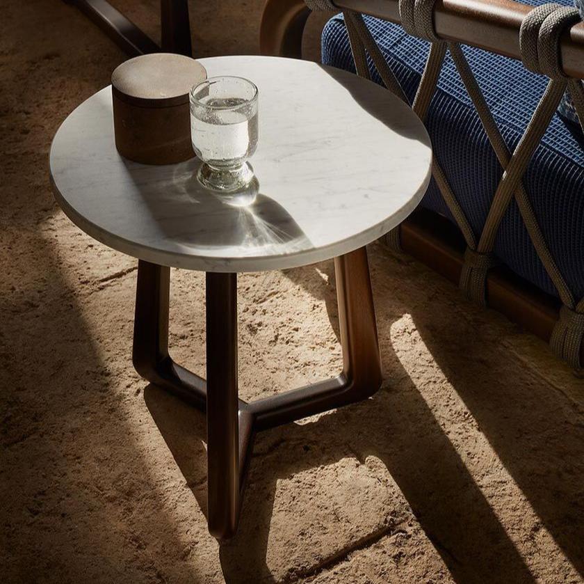 Sunset small sahara grey side table