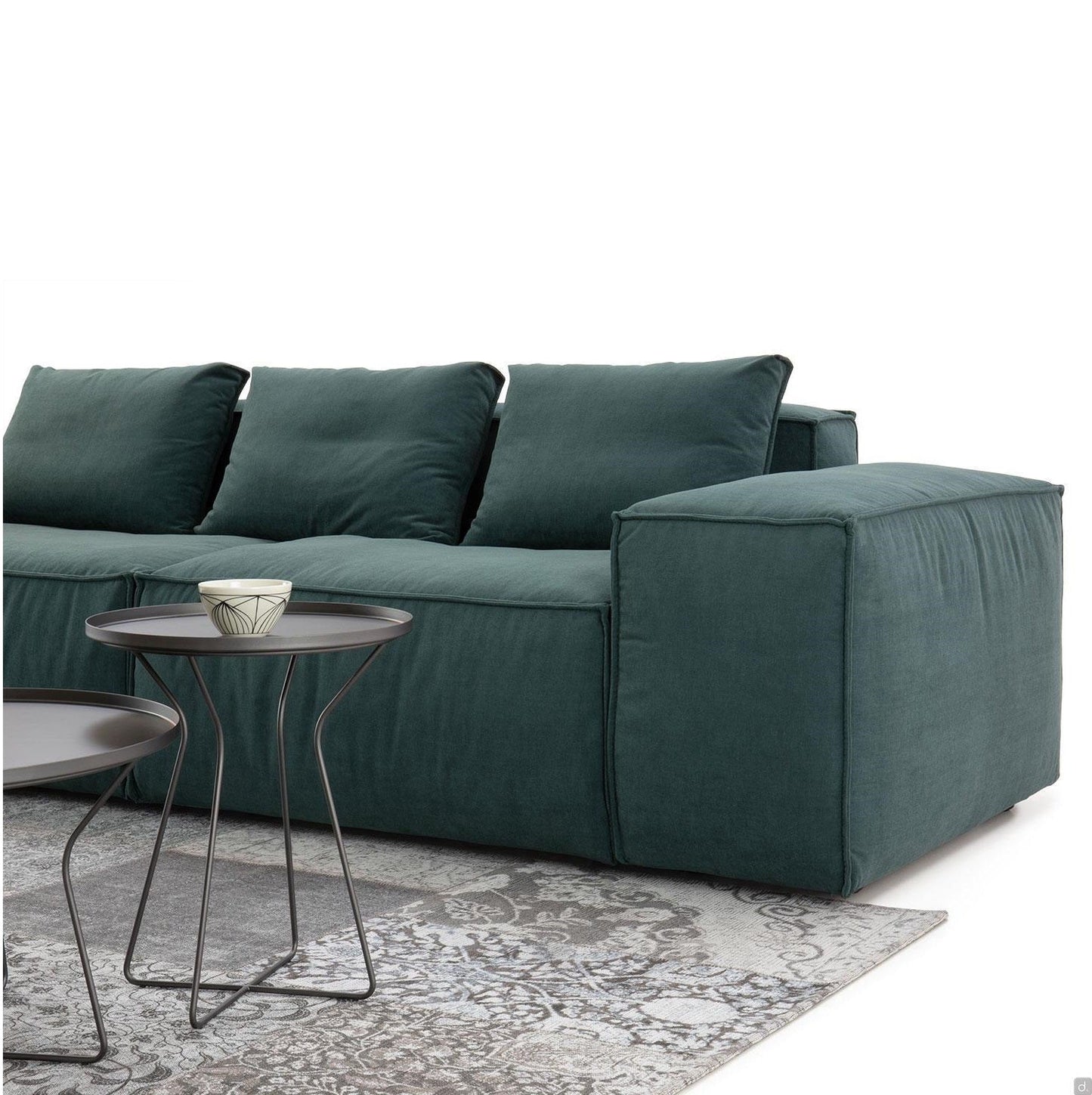 Square sofa from high quality materials