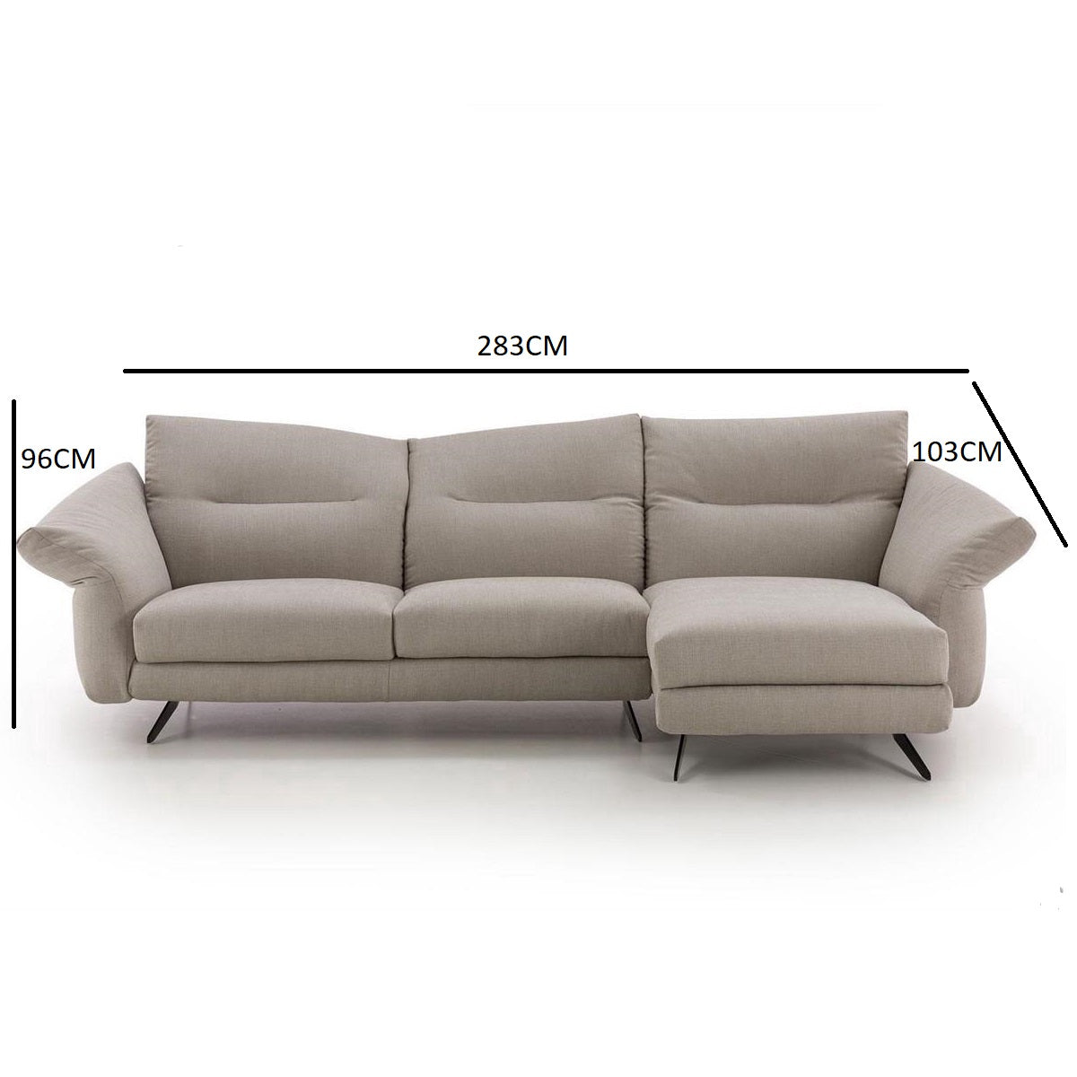 Carnaby sofa from metal