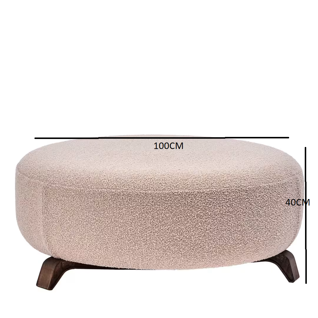 مقعد مستدير بتصميم معاصر