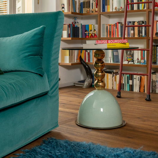 Pins green side table
