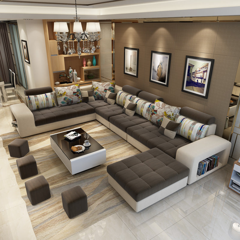 Curved U-Shape Sofa