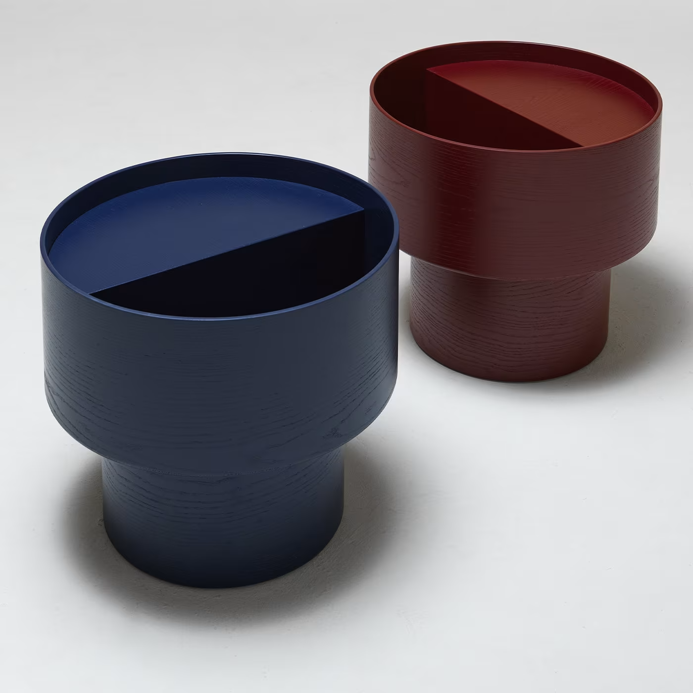 Vinnie burgundy side table