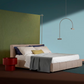 Vinnie burgundy side table