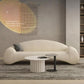 Uniquely designed sofa with a large armrest