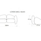Elegant design double sofa