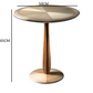 Cerchio maple side table