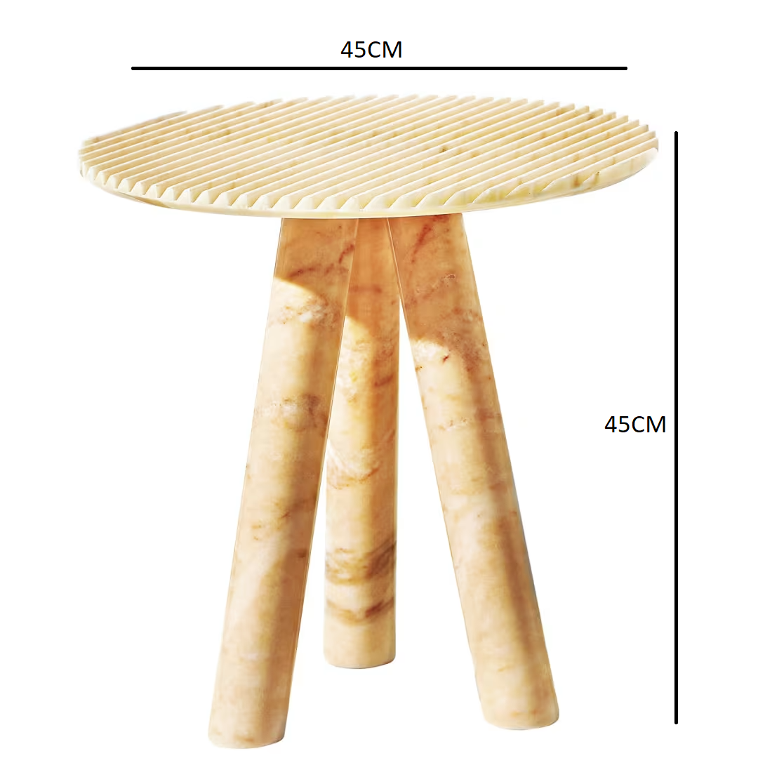 Rose rabbet side table