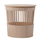 Canestro ash side table and basket