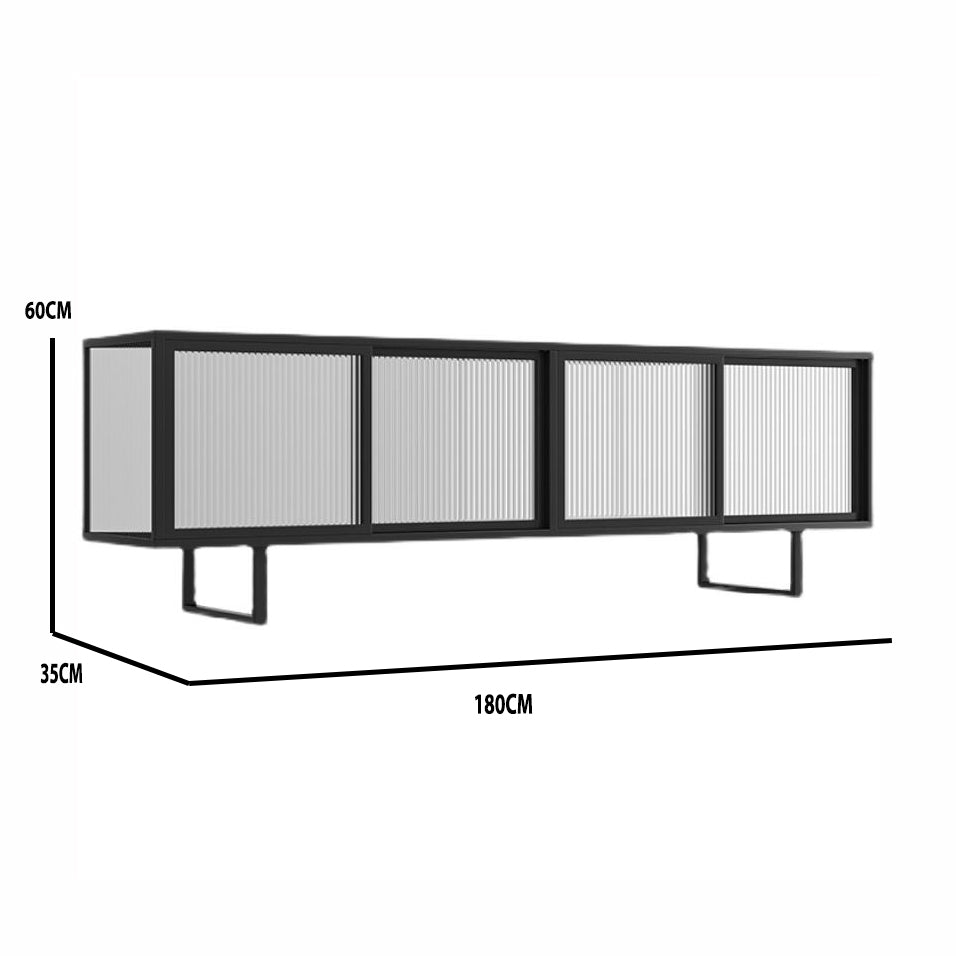 Modern Metal Media Table