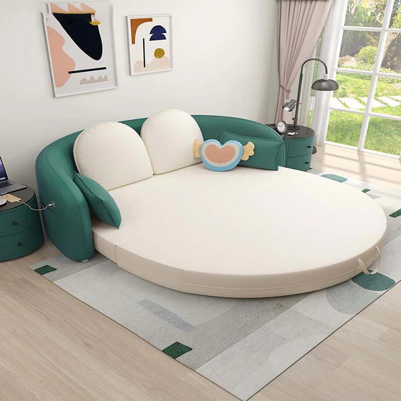 Multi-Functional Futuristic Design Round Sofa Bed