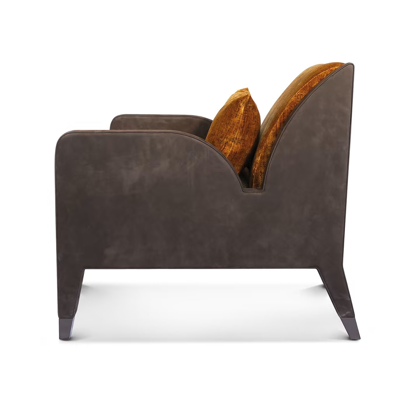 Orange unique natural mood armchair