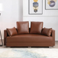 Resplendent Design Enduring Leather Sofa Bed