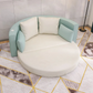 Resplendent Design Enduring Leather Sofa Bed