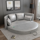 Resplendent Design Enduring Leather Sofa Bed