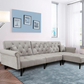  Sofa Bed 180° Convertible Velvet Fabric