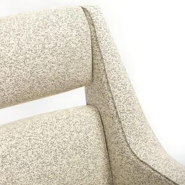 Richard white armchair