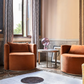 Virna red armchair