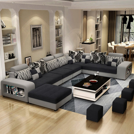 Curved U-Shape Sofa