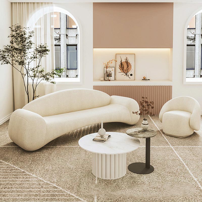 Uniquely designed sofa with a large armrest