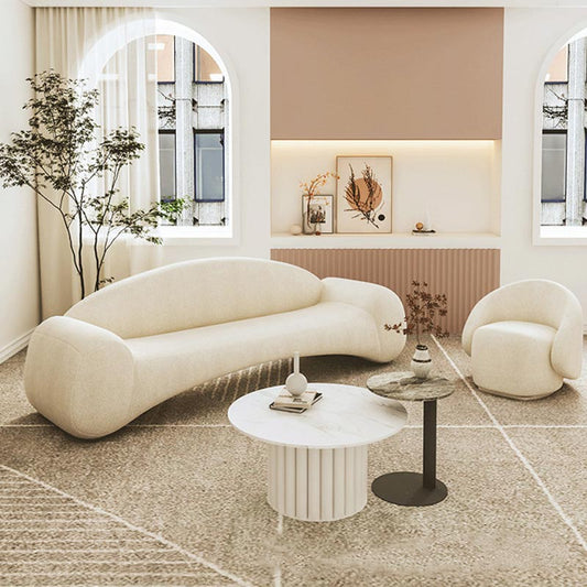 Uniquely designed sofa with a large armrest