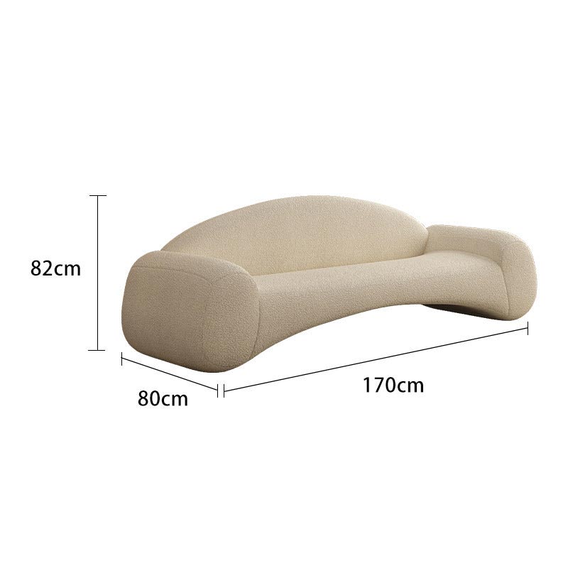 Uniquely designed sofa with a large armrest