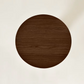 Capitello brown ash side table