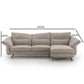 Carnaby sofa from metal