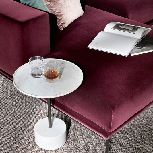 piero lissoni side table with white color