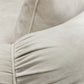 NEBET Luxurious Large Sofa in Gold Leather