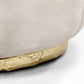 NEBET Luxurious Large Sofa in Gold Leather