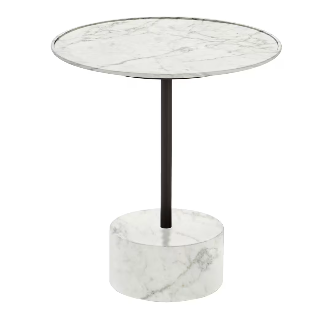 piero lissoni side table with white color