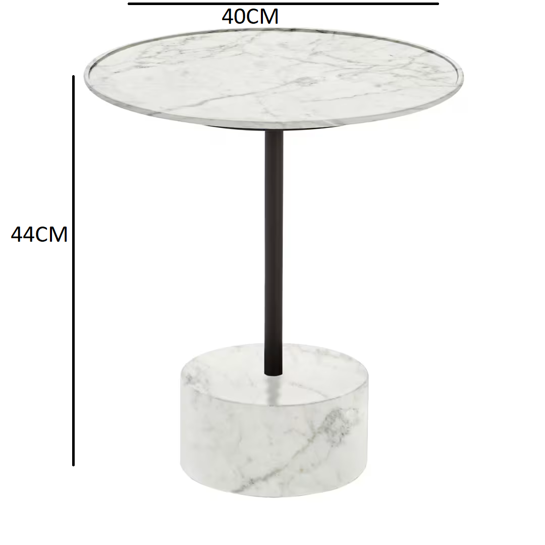 piero lissoni side table with white color